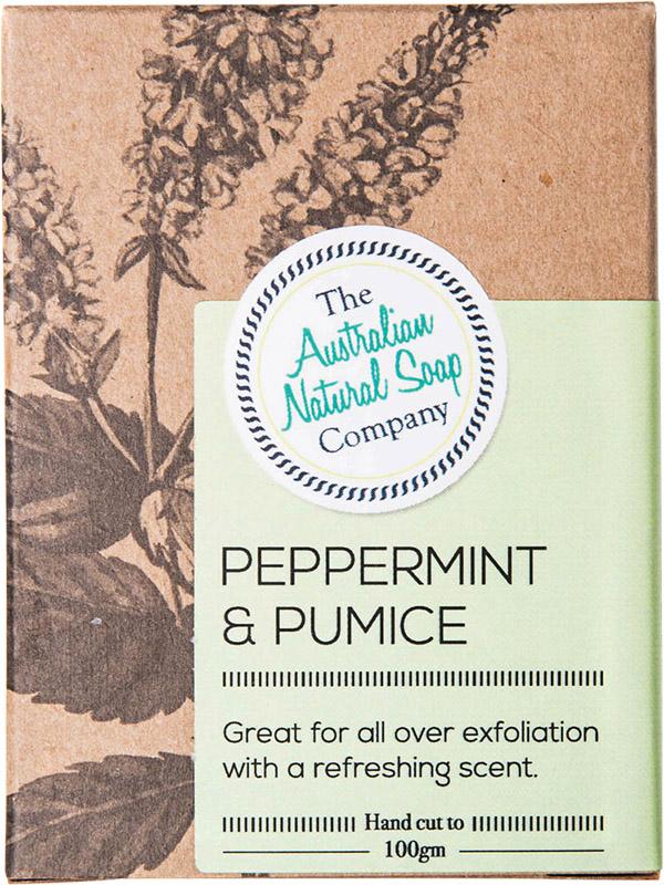 THE AUST. NATURAL SOAP CO Soap Bar Peppermint & Pumice