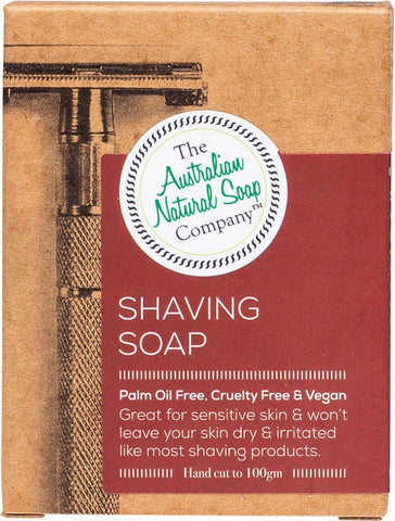 THE AUST. NATURAL SOAP CO Shaving Soap Bar