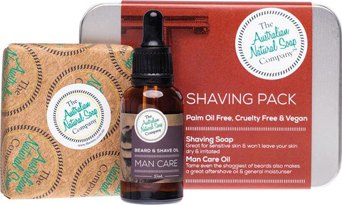 THE AUST. NATURAL SOAP CO Shaving Pack