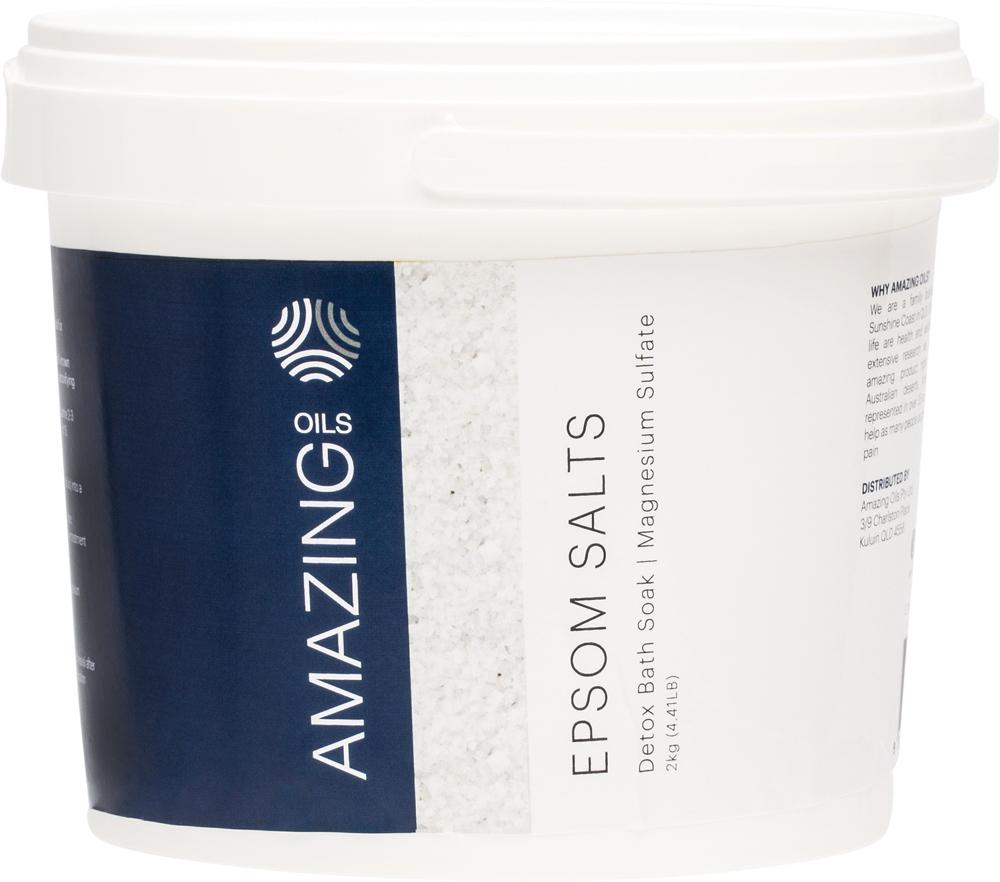 Amazing Oils Magnesium Epsom Salts Detox Bath Soak
