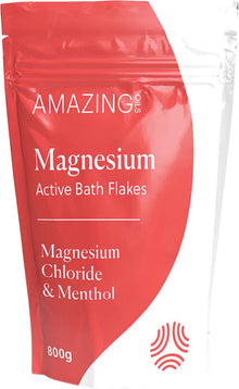 Amazing Oils Magnesium Active Bath Flakes.
