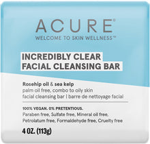 Acure Incredibly Clear Facial Cleansing Bar
