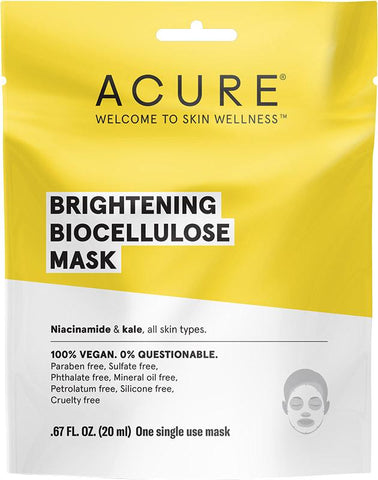 Acure Brightening Biocellulose Mask