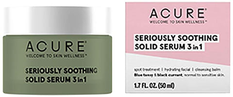 Acure Seriously Soothing Solid Serum 3 In 1