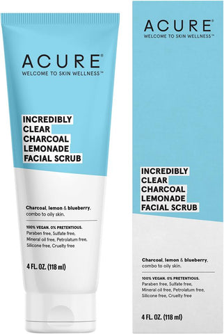Acure Incredibly Clear Charcoal Facial Scrub