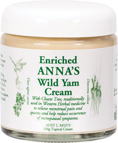Anna's Wild Yam Cream Menstrual & Menopausal Symptoms
