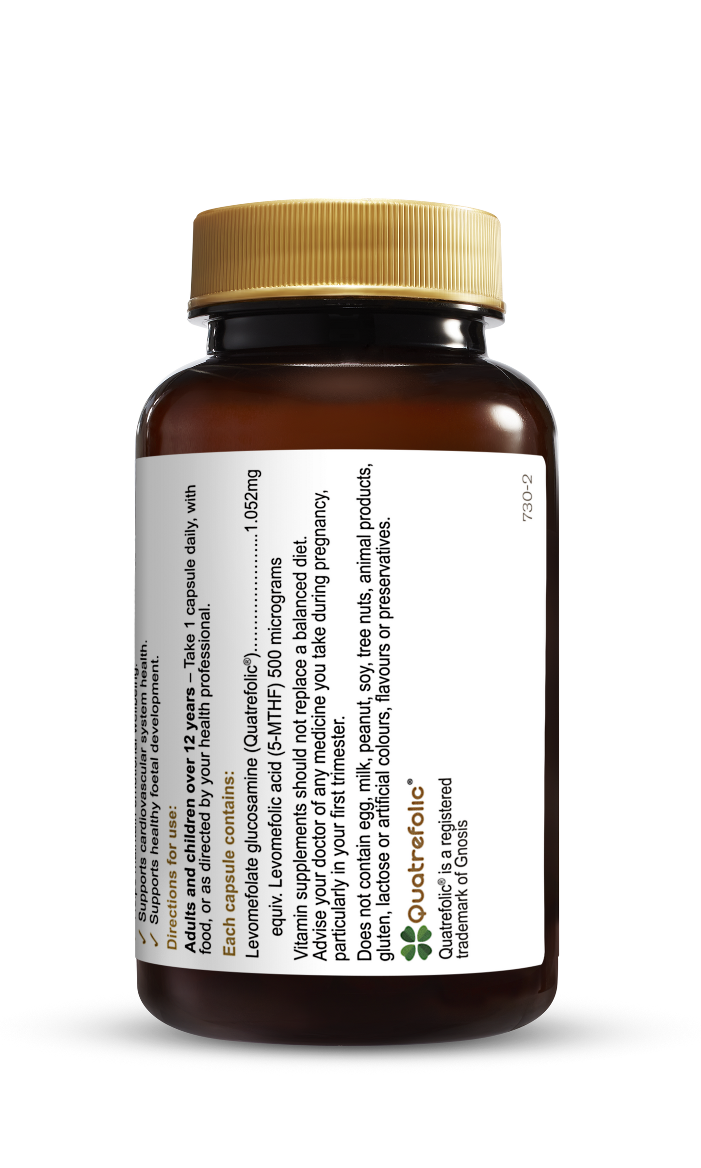 Herbs of Gold - Activated Folate 500