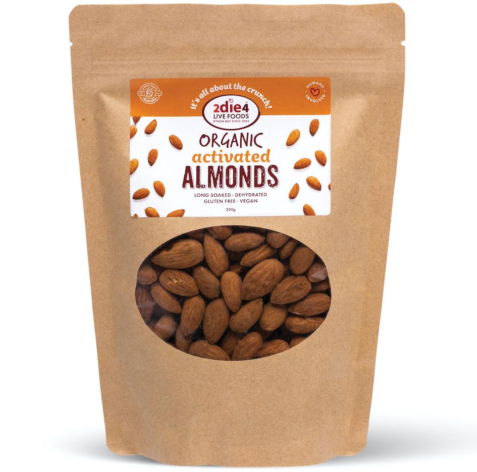 2die4 Activated Organic Almonds