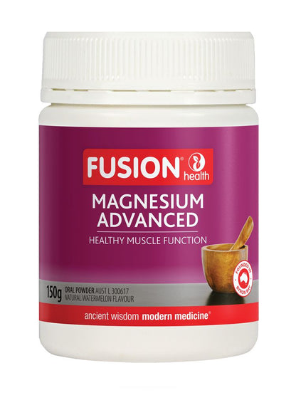 Fusion Health Magnesium Advanced Powder Watermelon (Last Stock!)