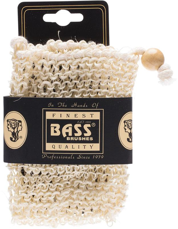 BASS BODY CARE Sisal Soap Holder Pouch With Drawstring, Firm