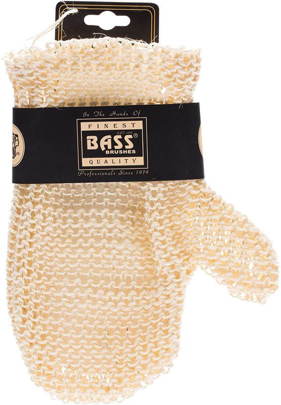 BASS BODY CARE Sisal Deluxe Hand Glove Knitted Style, Firm