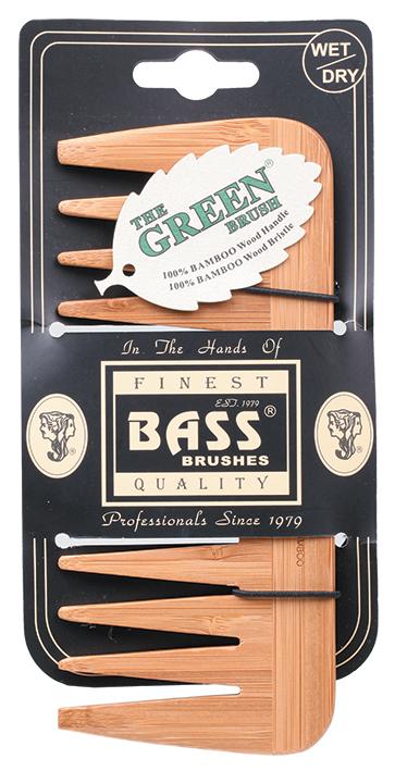 BASS BRUSHES Bamboo Comb Medium Wide Tooth