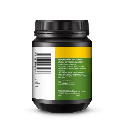Melrose Organic Wheatgrass Powder Instant Powder