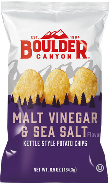 Boulder Canyon Malt Vinegar Sea Salt Chips