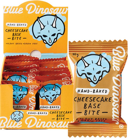 Blue Dinosaur Hand-Baked Bite Cheesecake Base