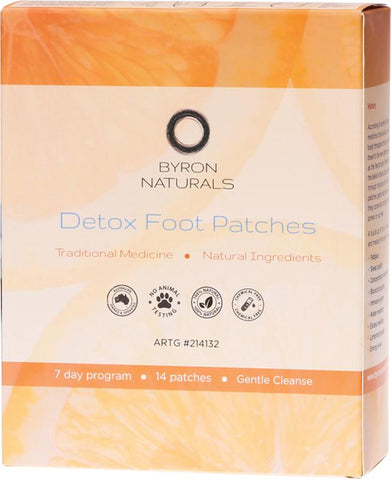 BYRON NATURALS Foot Patches Contains 7 pairs (14 Patches)