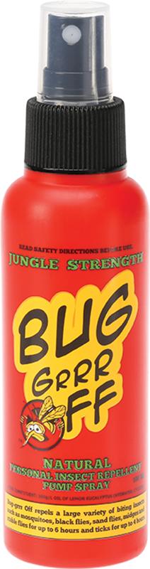 BUG-GRRR OFF Natural Insect Repellent Jungle Strength