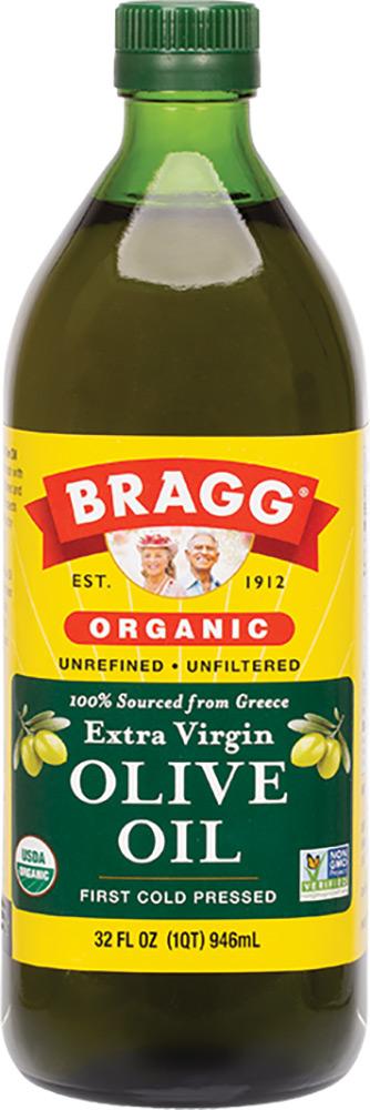 BRAGG Olive Oil (Extra Virgin) Unrefined & Unfiltered
