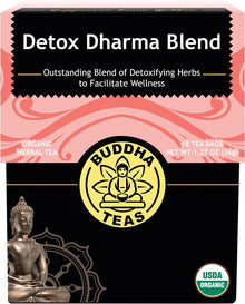 Buddha Teas Organic Herbal Tea Bags Detox Dharma Blend