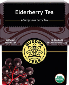 Buddha Teas Organic Herbal Tea Bags Elderberry Tea