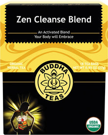 Buddha Teas Organic Herbal Tea Bags Zen Cleanse Blend