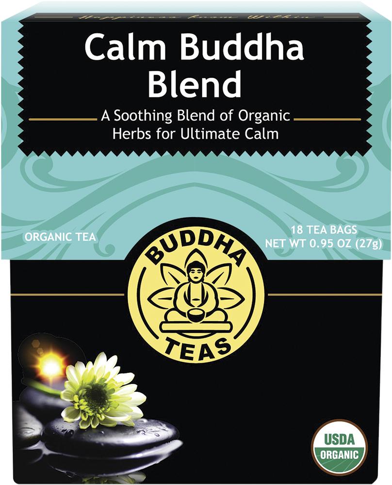 Buddha Teas Organic Herbal Tea Bags Calm Buddha Blend