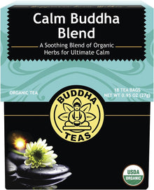 Buddha Teas Organic Herbal Tea Bags Calm Buddha Blend