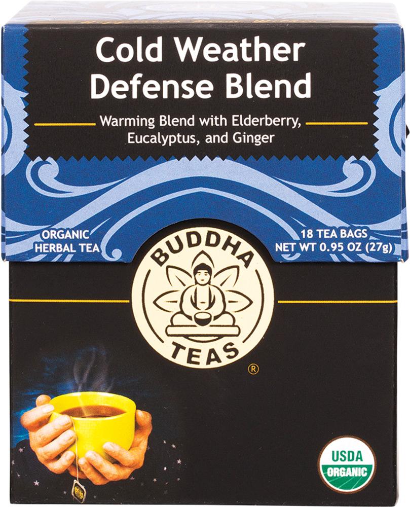 Buddha Teas Organic Herbal Tea Bags Cold Weather Defense Blend