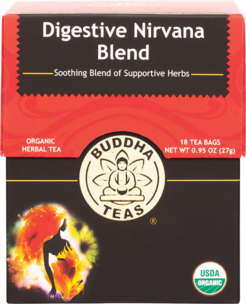 Buddha Teas Organic Herbal Tea Bags Digestive Nirvana Blend