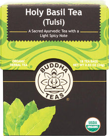 Buddha Teas Organic Herbal Tea Bags Holy Basil Tea (Tulsi)