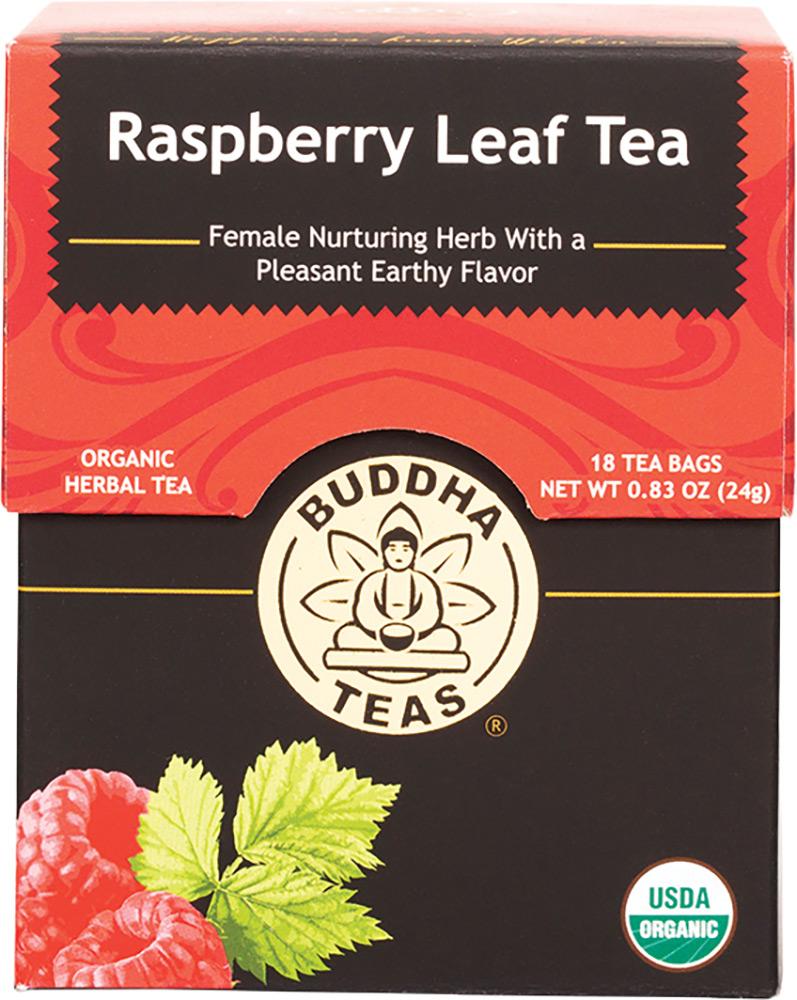 Buddha Teas Organic Herbal Tea Bags Raspberry Leaf Tea