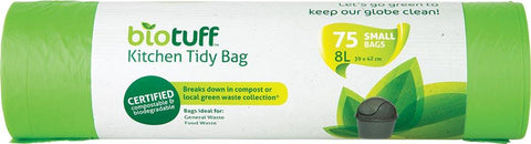 BIOTUFF Kitchen Tidy Bag Small Bags 8L