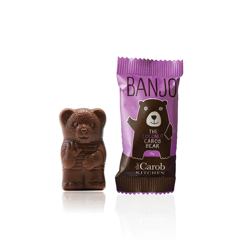 The Carob Kitchen Banjo Bear - Coconut