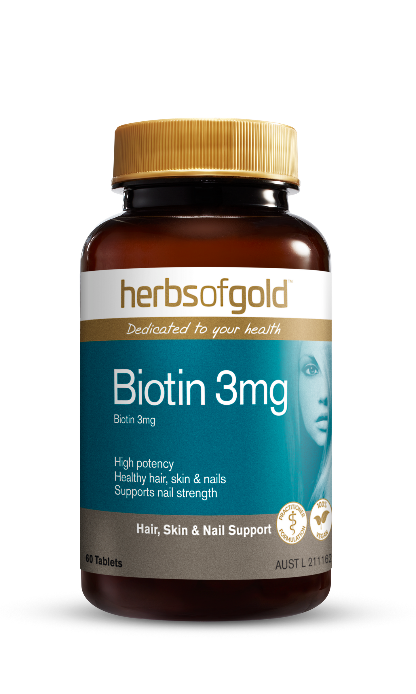 Herbs of Gold - Biotin 3mg
