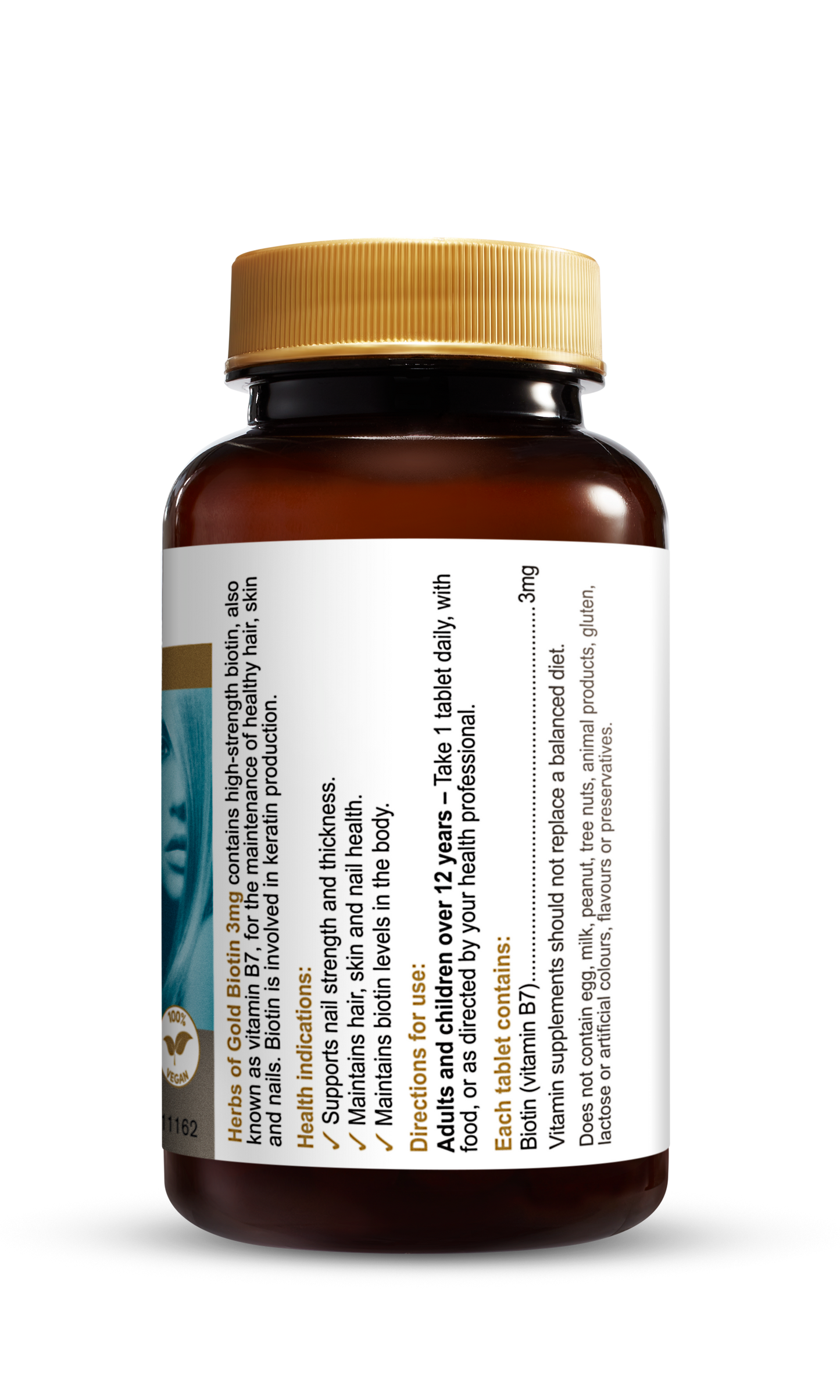 Herbs of Gold - Biotin 3mg