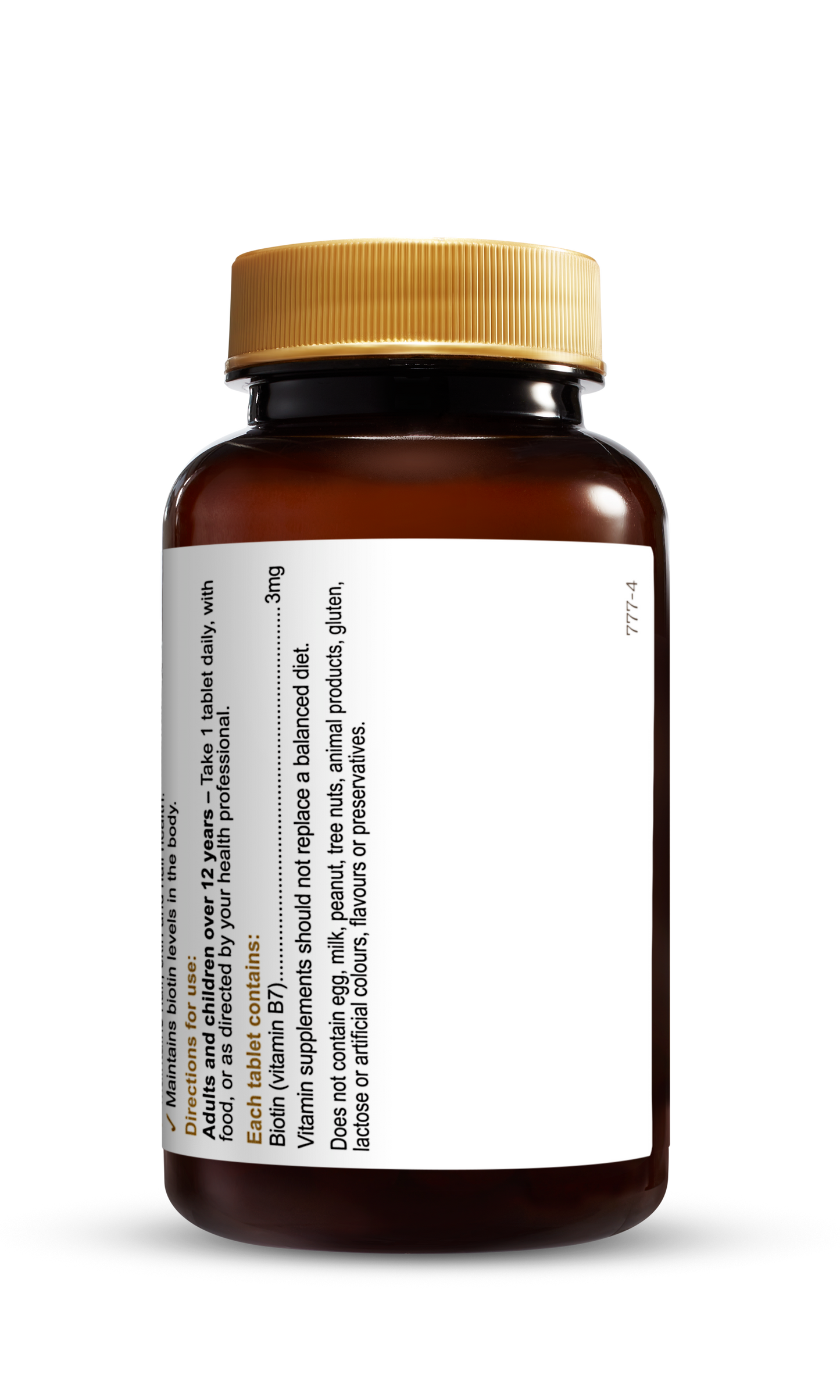 Herbs of Gold - Biotin 3mg