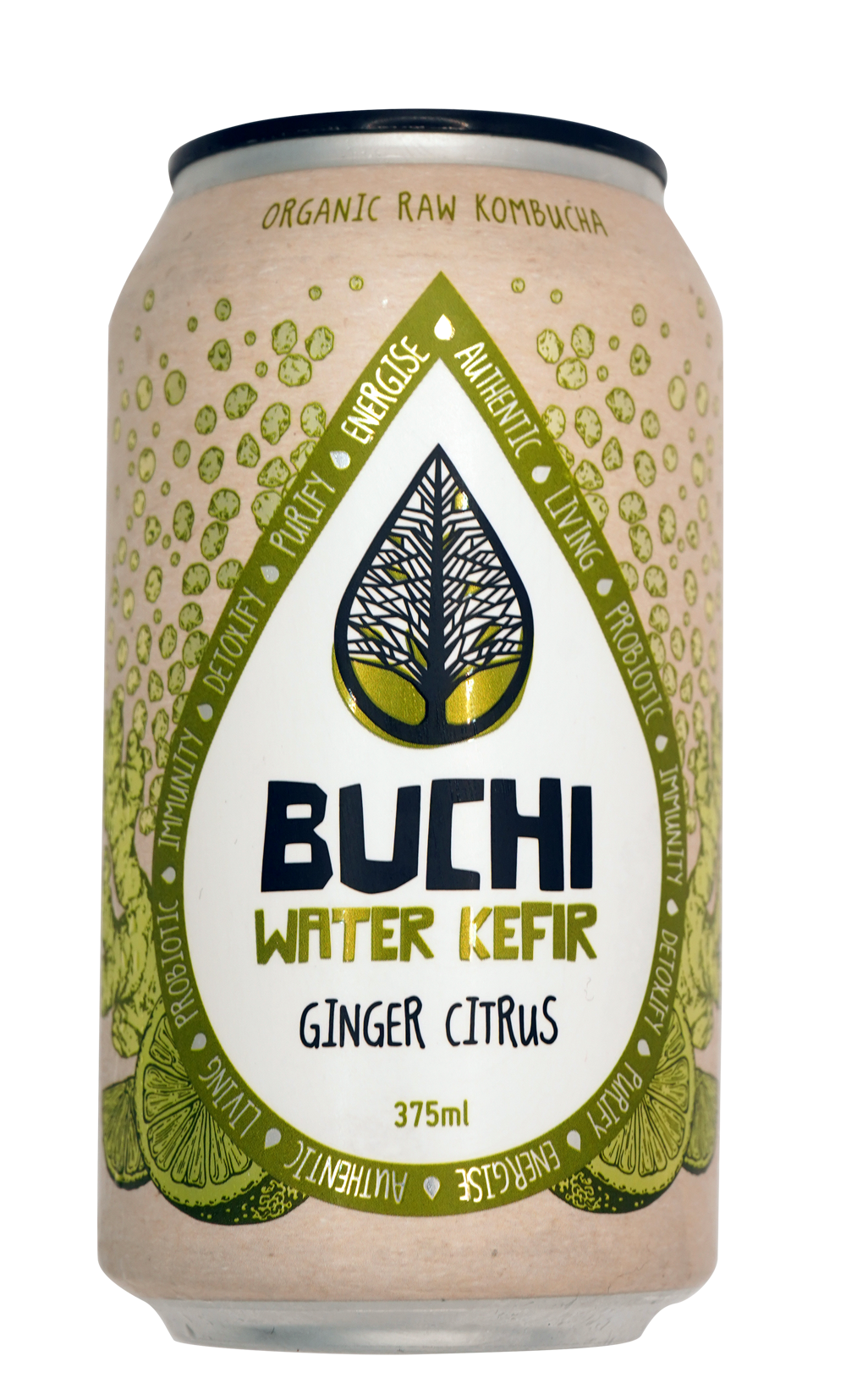 Buchi Water Kefir Ginger Citrus