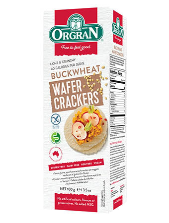 Orgran Multigrain Wafer Cracker with Buckwheat