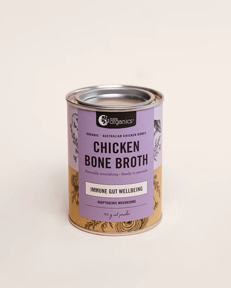 Nutra Organics Bone Broth Chicken Organic Adaptogenic Mushrooms