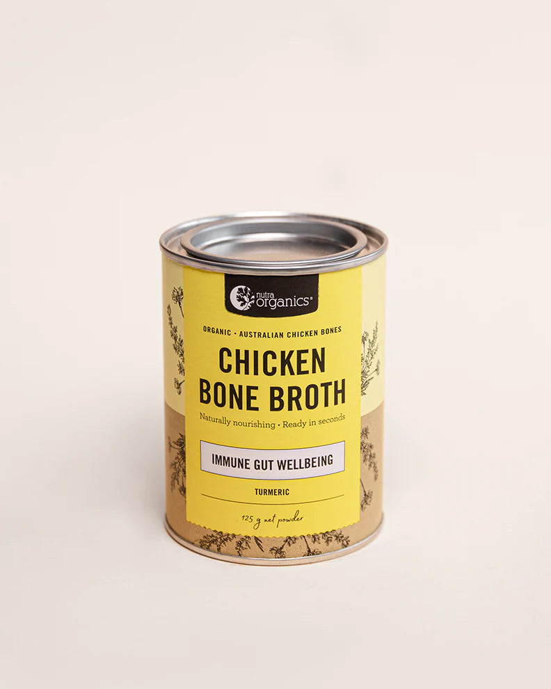 Nutra Organics Bone Broth Chicken Organic Turmeric