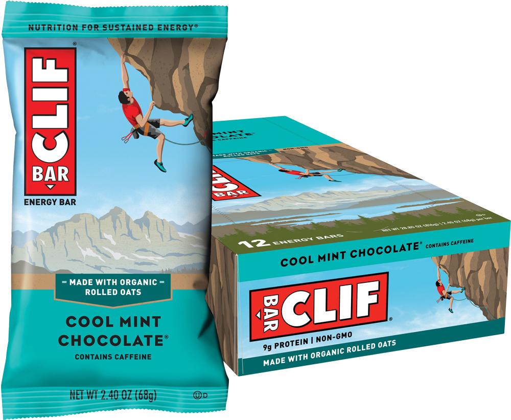 CLIF Energy Bar Cool Mint Choc (49mg Caffeine)