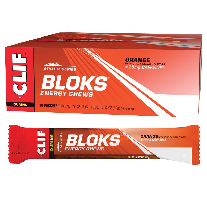 CLIF Bloks Energy Chews Orange (25mg Caffeine)