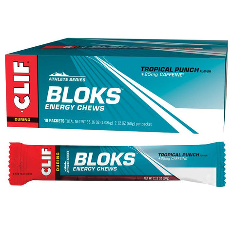 CLIF Bloks Energy Chews Tropical Punch (25mg Caffeine)