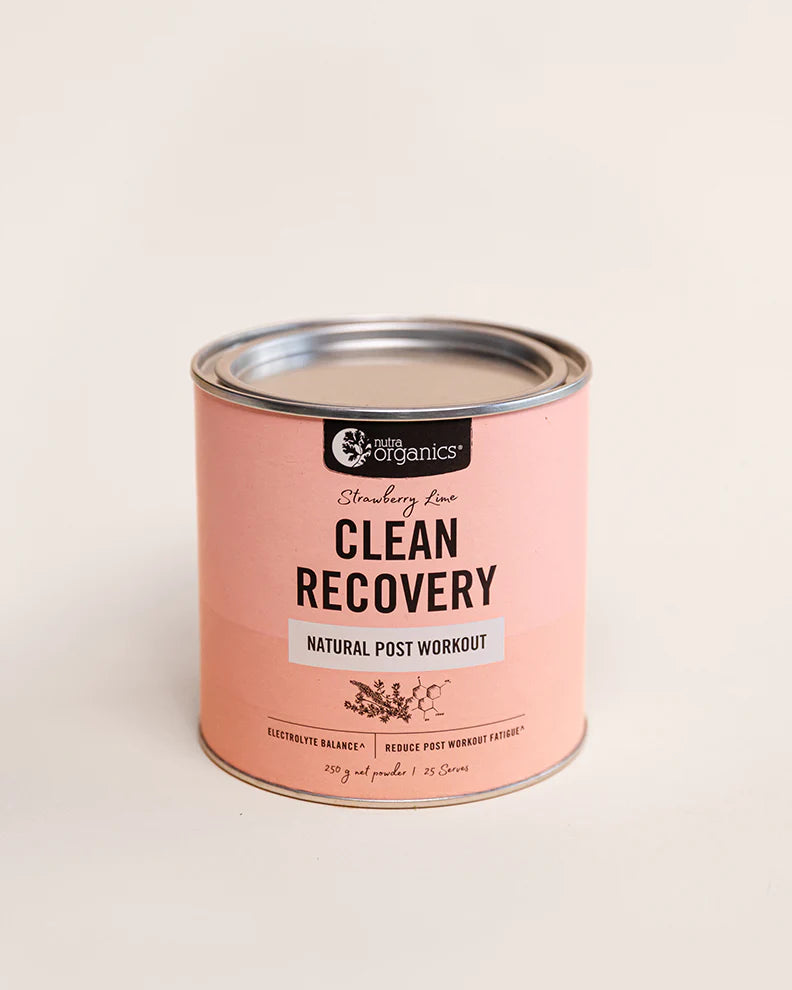Nutra Organics Clean Recovery Strawberry Lime
