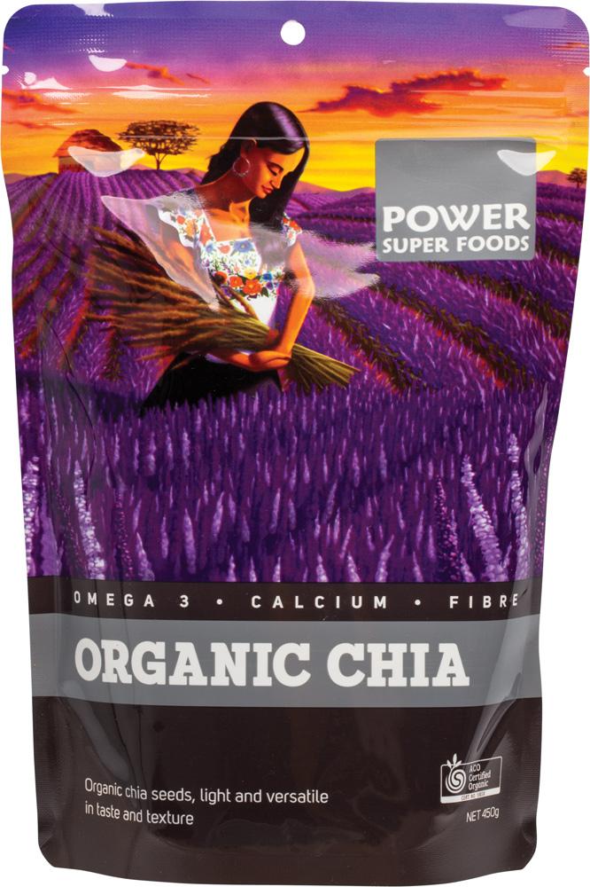 POWER SUPER FOODS Chia Seeds CertifiedOrganic "The Origin Series"
