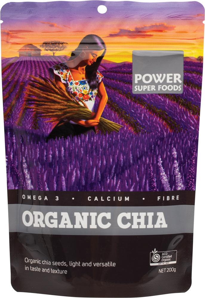 POWER SUPER FOODS Chia Seeds CertifiedOrganic "The Origin Series"