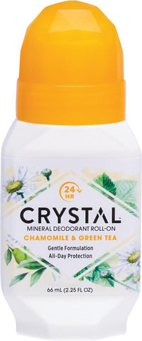 CRYSTAL Roll-on Deodorant Chamomile & Green Tea