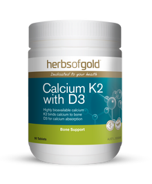 Herbs of Gold - Calcium K2 w/D3