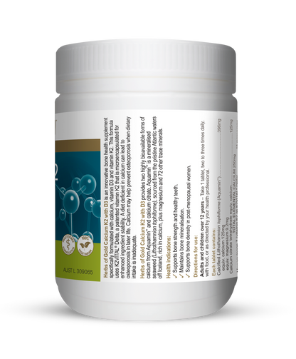 Herbs of Gold - Calcium K2 w/D3