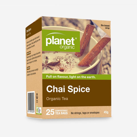 Planet Organic Tea Bags Chai Spice